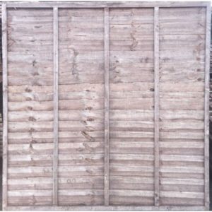 Overlap fence panels