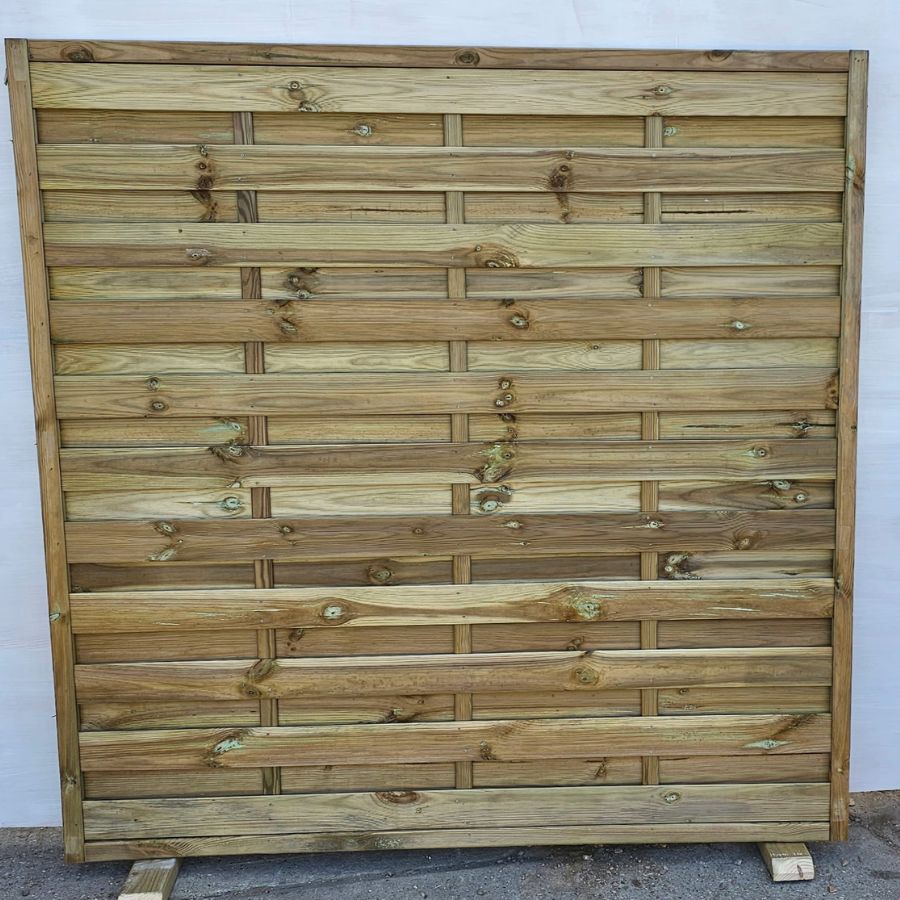 3ft Square Horizontal Fence Panel (1830 x 900mm) - Pressure Treated