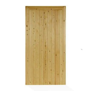6ft Tongue & Groove Town Gate (1750 x 900mm) - Green Timber