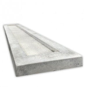 Concrete Gravel Board (1830 x 150 x 50mm) - Recessed