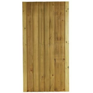 6ft Closeboard Gate (1750 x 900mm) - Green Timber