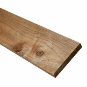 Timber Gravel Board (1830 x 150 x 22mm) - Pressure Treated Brown Softwood